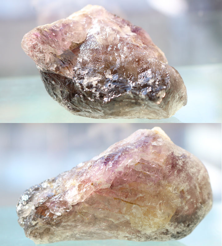 スーパーセブン原石（メロディ女史真正証明書つき）(tg181023sup001whimin21)の前と後ろの画像
