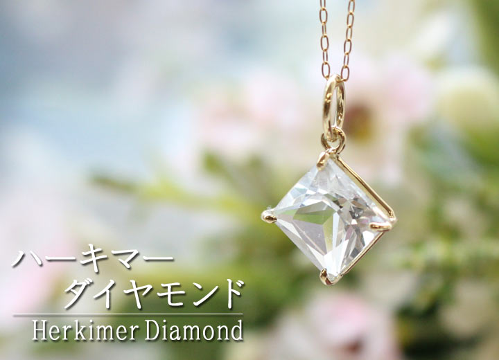 【新品】　K18 カット水晶　ネックレス