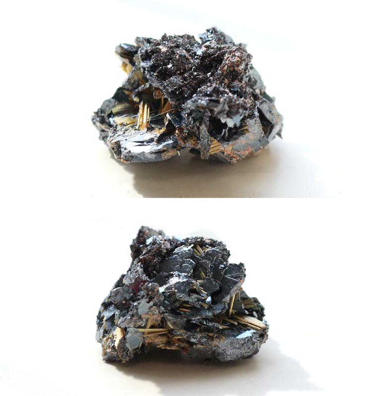 ブラジル産 ルチル結晶 24（ヘマタイトルチル スタールチル結晶 タイチンルチル 2020年採掘されたルチル）のイメージ画像