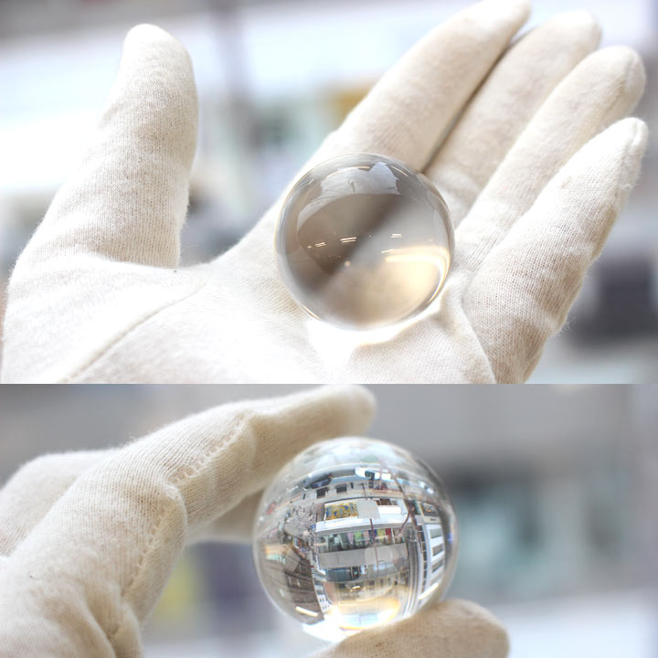 高品質 マダガスカル産 水晶 約35mm球 丸玉（天然石 パワーストーン 