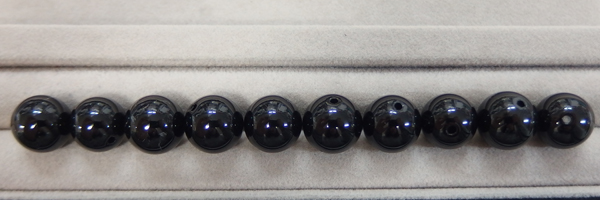 黒水晶8mmパーツパワーストーンビーズ